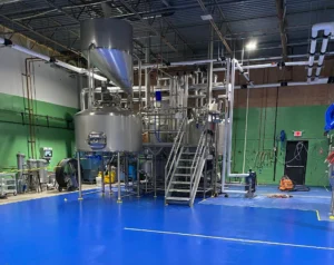 Epoxy flooring for industrial applications