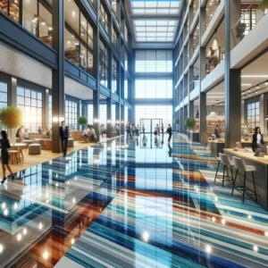 Revolutionizing Commercial Spaces with Bluehawk Epoxy Flooring
