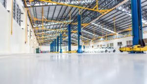 Epoxy warehouse flooring