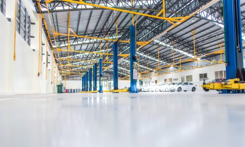 Epoxy warehouse flooring